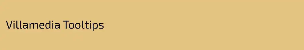 Villamedia Tooltips
